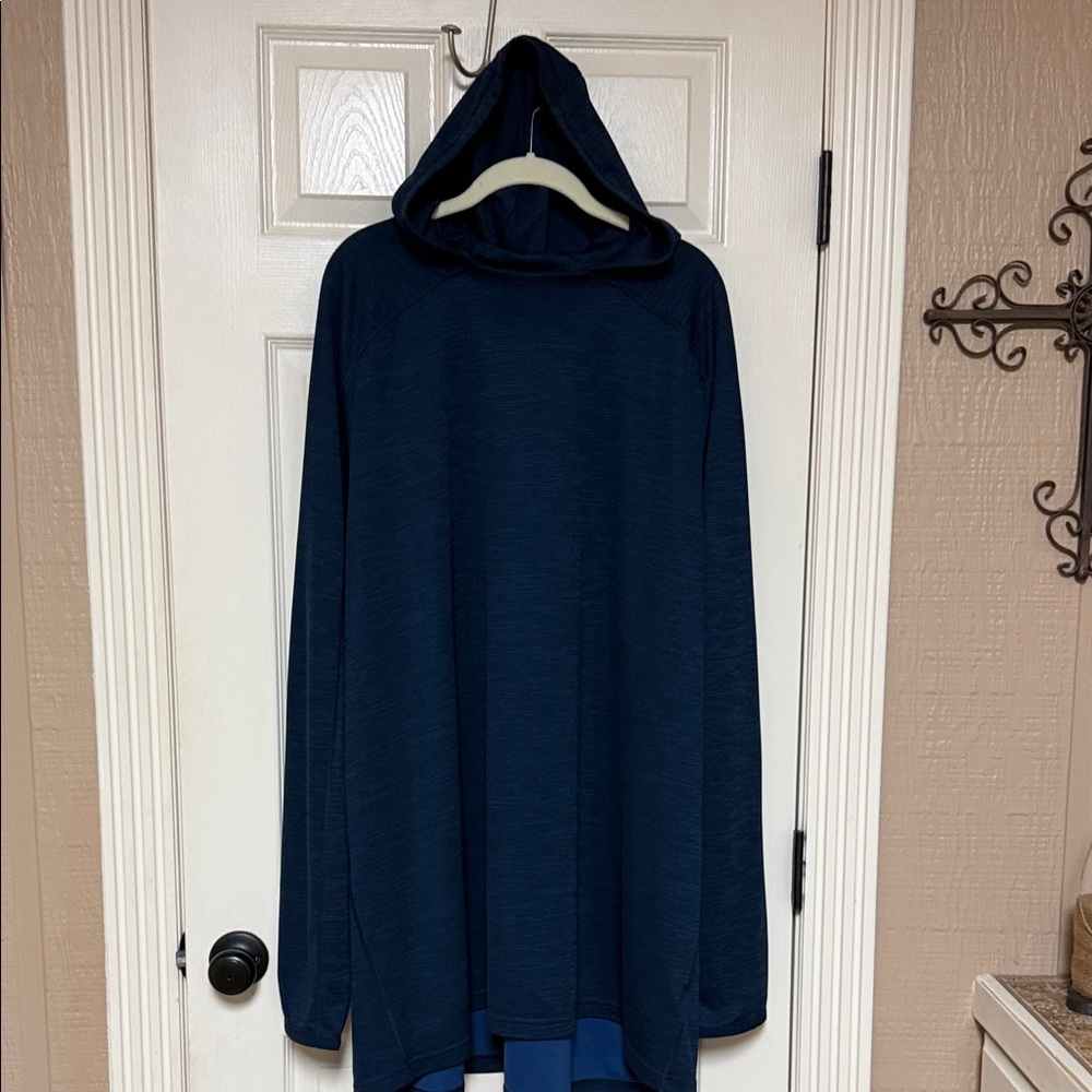 Adidas Dark Blue Athletic Hoodie